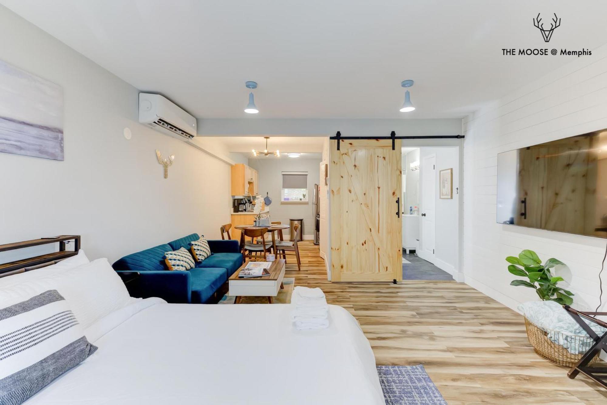 شقة The Moose #11 - Luxe Modern Loft With King Bed, Free Parking & Wi-Fi ممفيس المظهر الخارجي الصورة