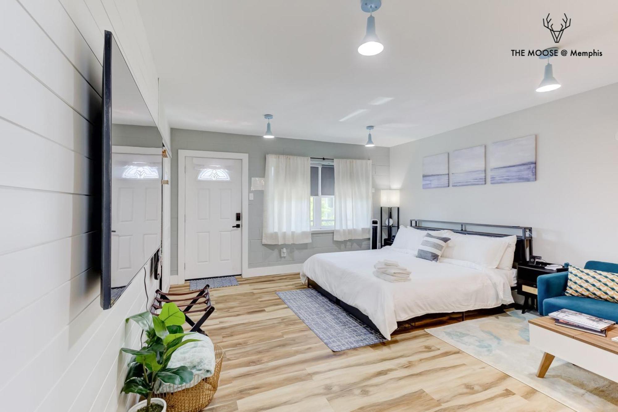شقة The Moose #11 - Luxe Modern Loft With King Bed, Free Parking & Wi-Fi ممفيس المظهر الخارجي الصورة